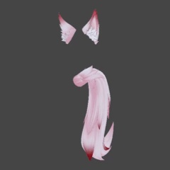 【Kitsune-Miko】Mask、Main color2Texture、Animation