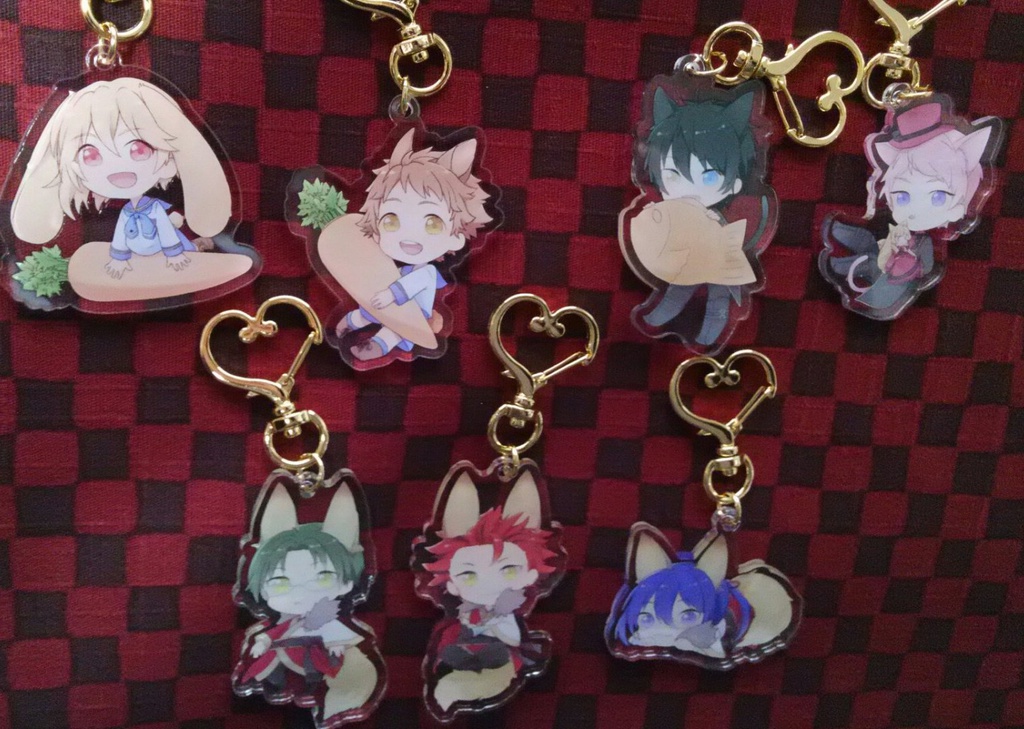 けもみみシリーズ アクリルキーホルダー
