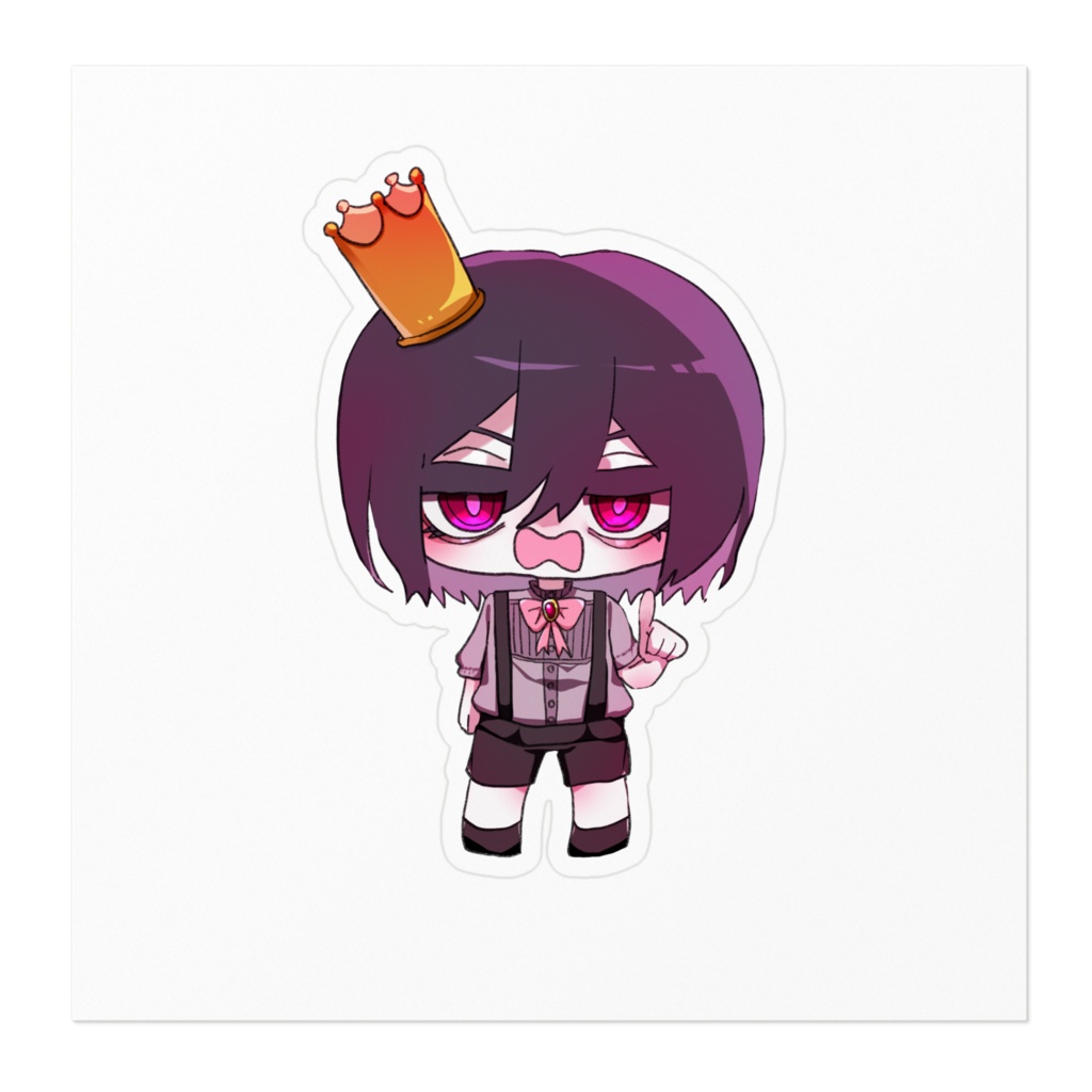 女王様片割れのステッカー