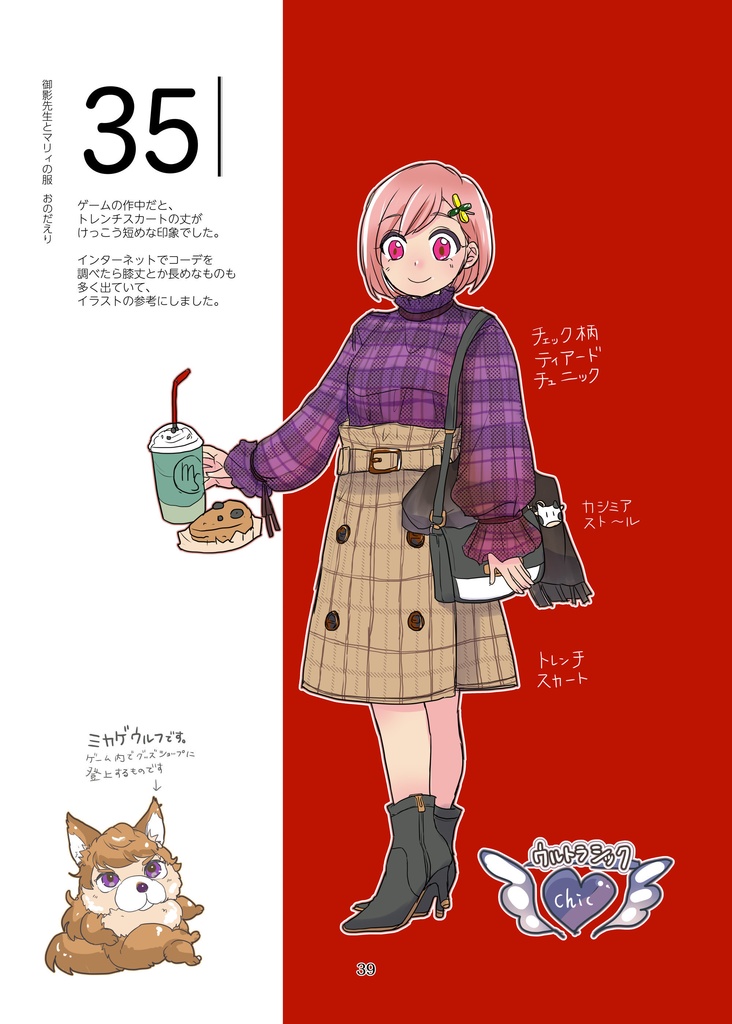 御影先生とマリィの服(pixiv factoryバージョン)