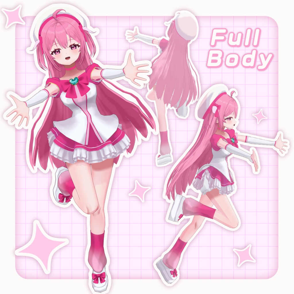 魔法少女リーナ / オリジナル3Dモデル