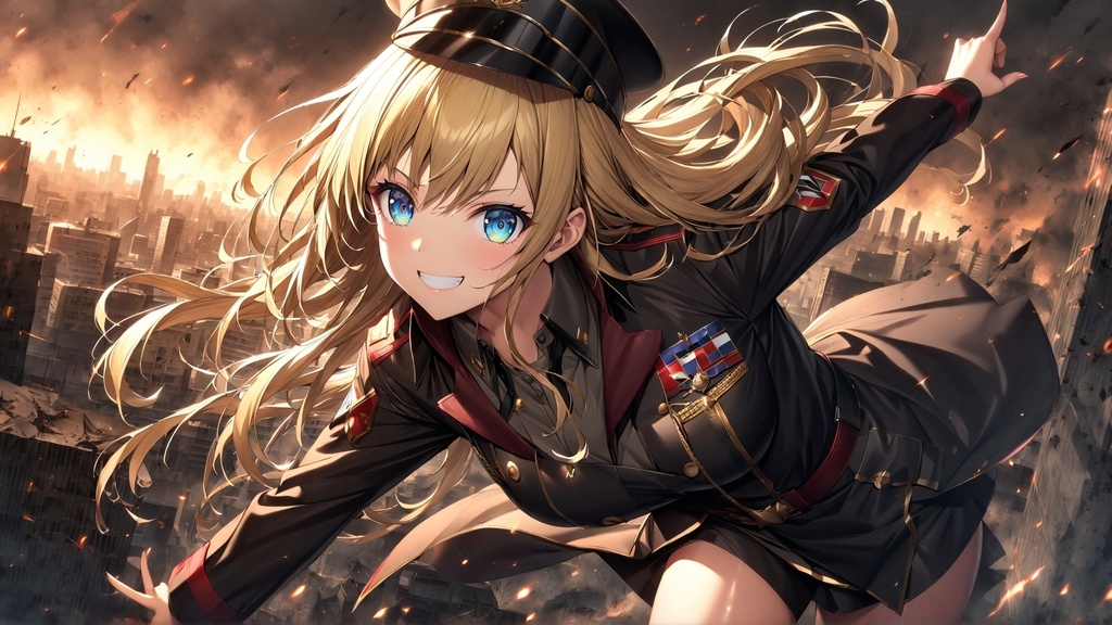軍服っ娘の壁紙
