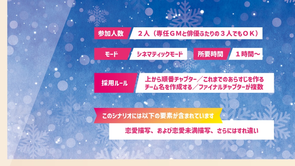 ストリテラ シナリオコレクション2022冬