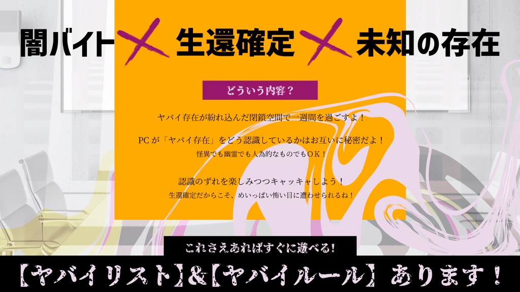 アイノウ・アンノウン【1-5PL/GMレス】【シナリオ型TRPG】
