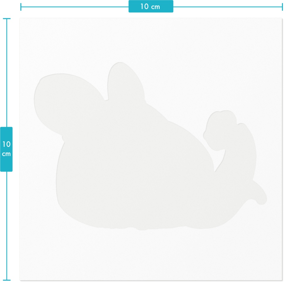 ちょうちょみてるステッカー