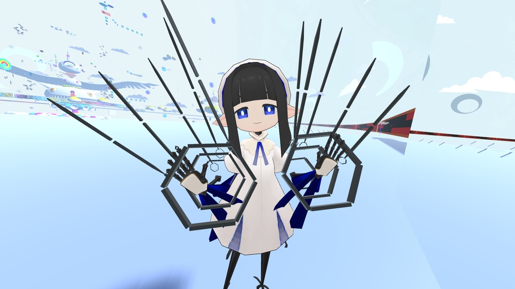 てっさく装備第一弾-てっさくアーム【Modular Avatar使用】【てっさくちゃん用】