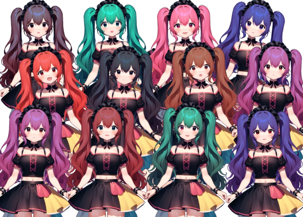 【Live2D model】twintailGirl