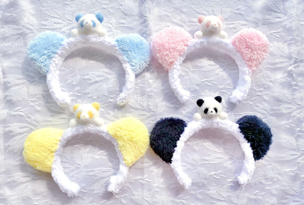 パンダカチューシャ（16cmサイズ）