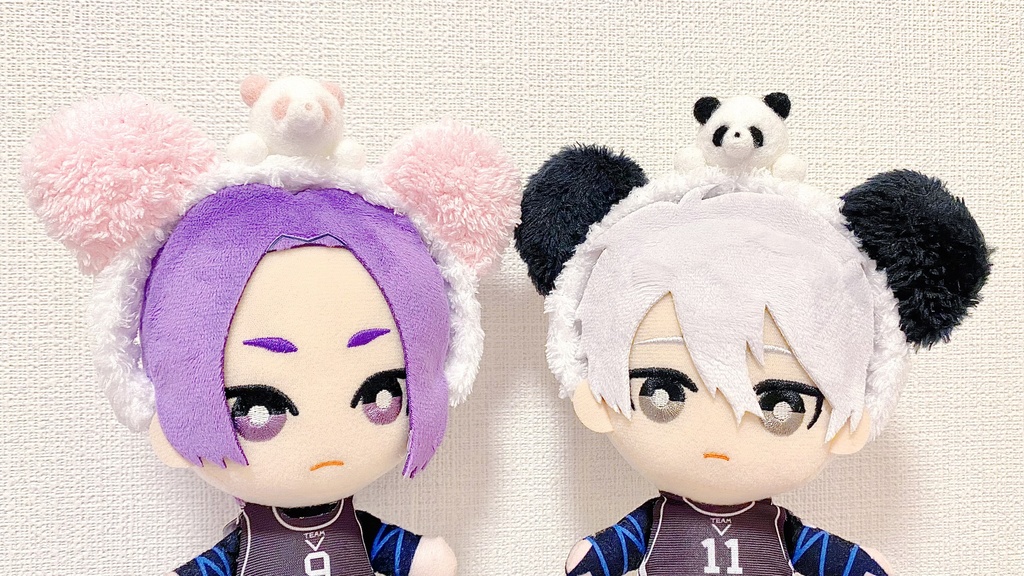 パンダカチューシャ(16cmサイズ)