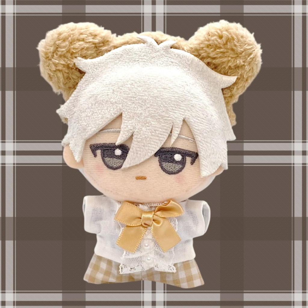 クマちゃんカチューシャセット(ちびぐるみ・展ぬい)