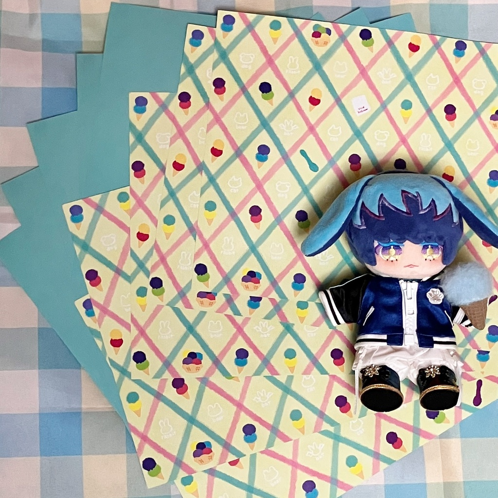 Vivid Ice Cream デザインペーパー