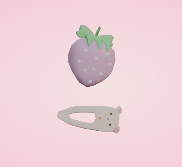 ♡ Strawb and bear clip ♡