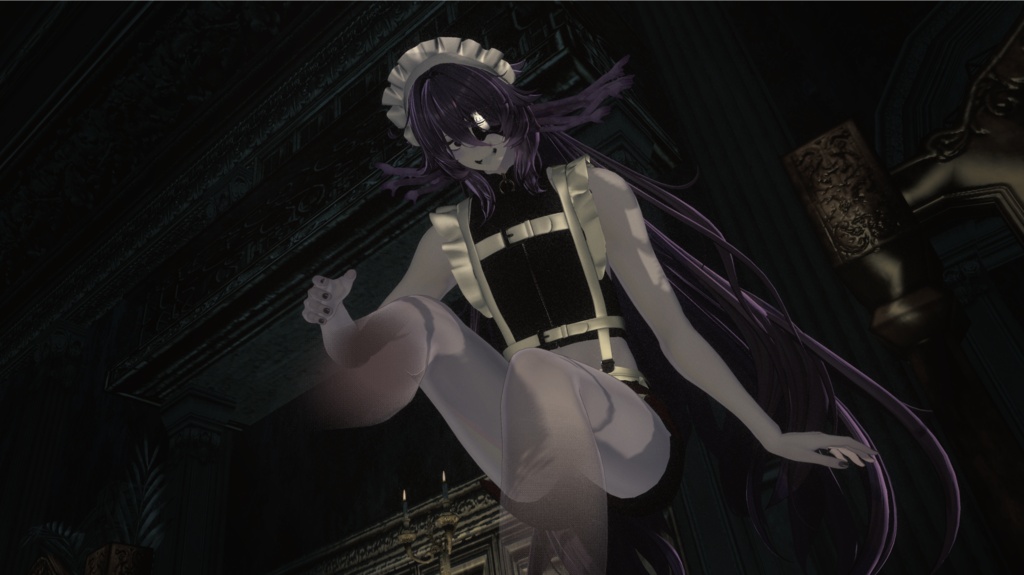 【泣夜対応】幽霊風透過マスク