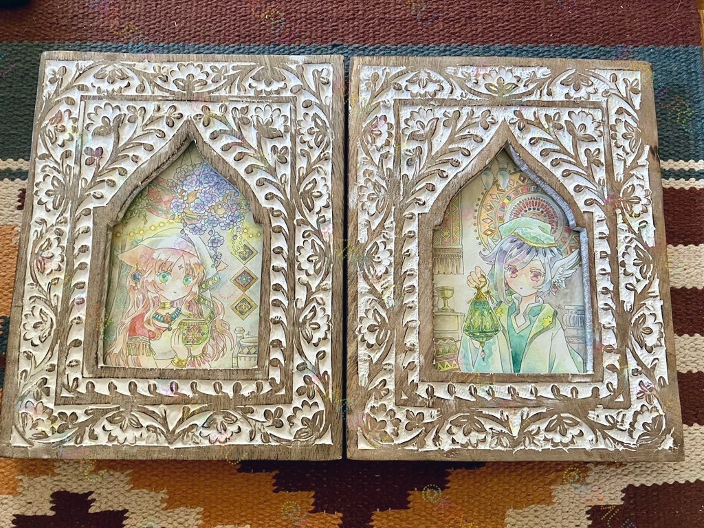 <窓辺の君へ><異国の窓辺>