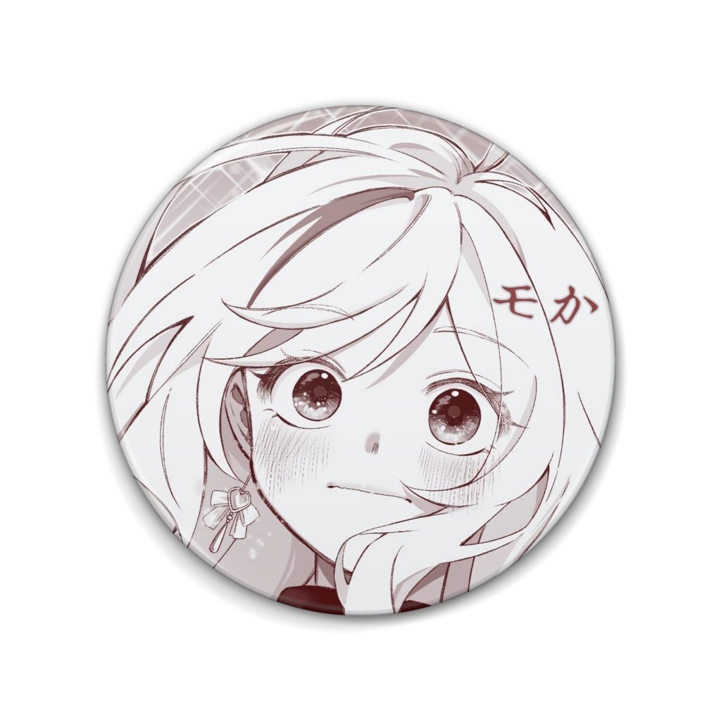 2026 1/9 新規モか誕生日イラスト 缶バッジ(赤)