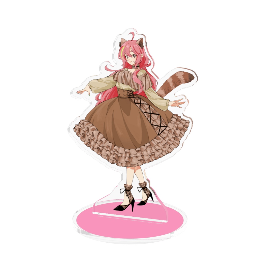 3周年記念新衣装 レッサーパンダモかアクリルスタンド