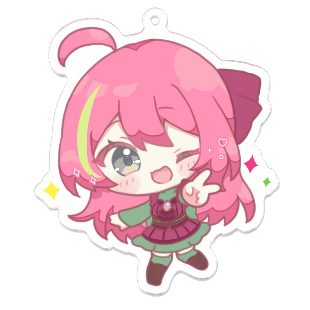 モか アクリルキーホルダー