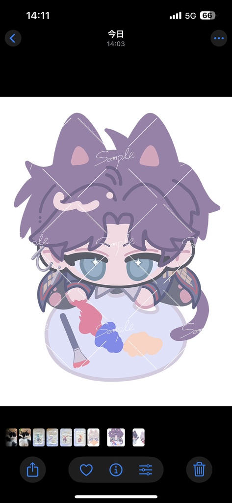 ホムラ ねこアクキー