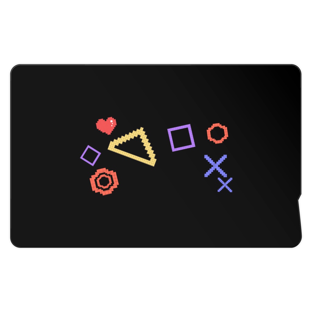 ドット風 ICカードステッカー