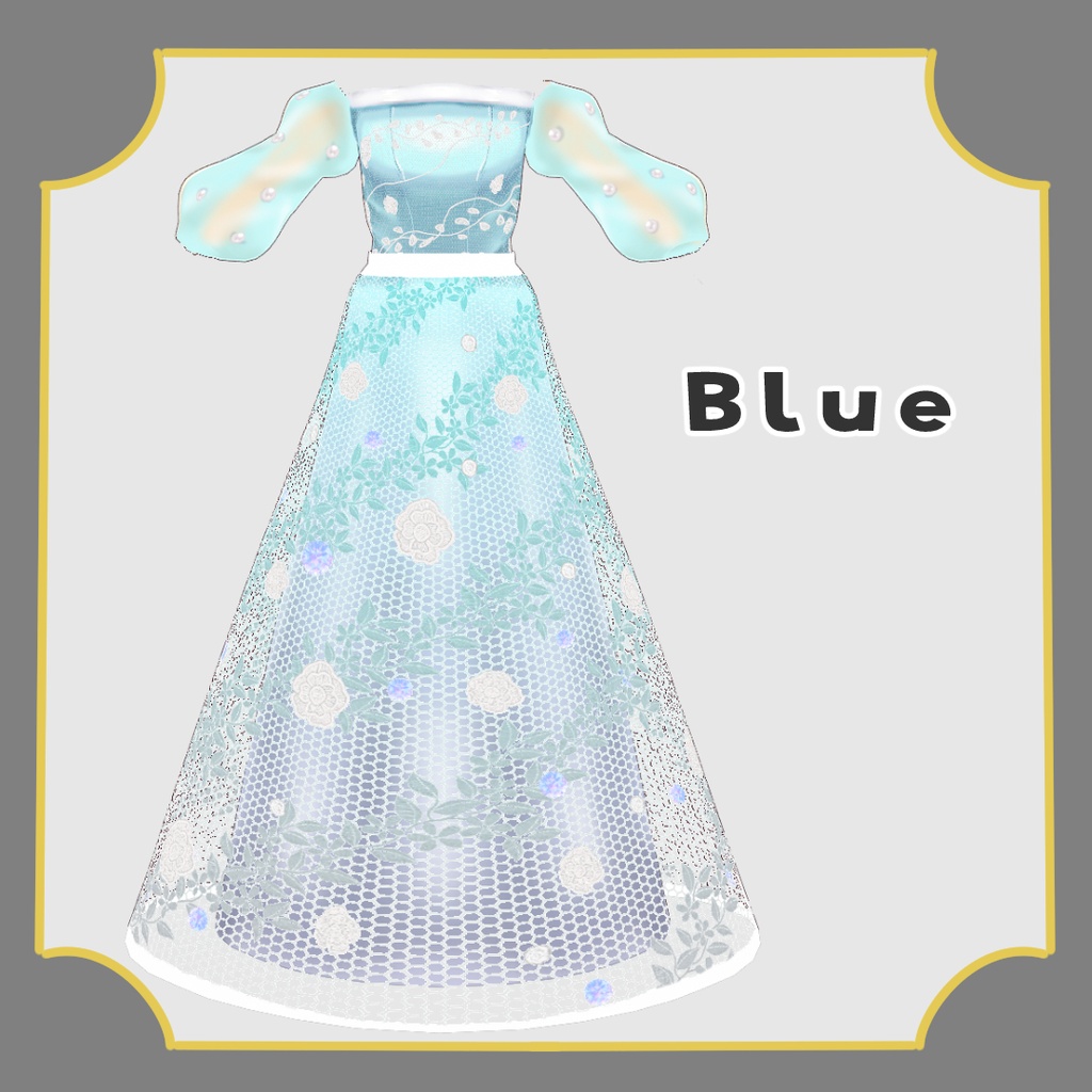 【VRoid】ウェディングドレス/wedding dress