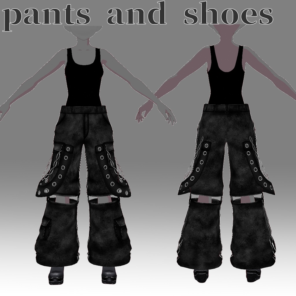 【release sale!1200JPY→900JPY】oversized knit outfit【VRoid】