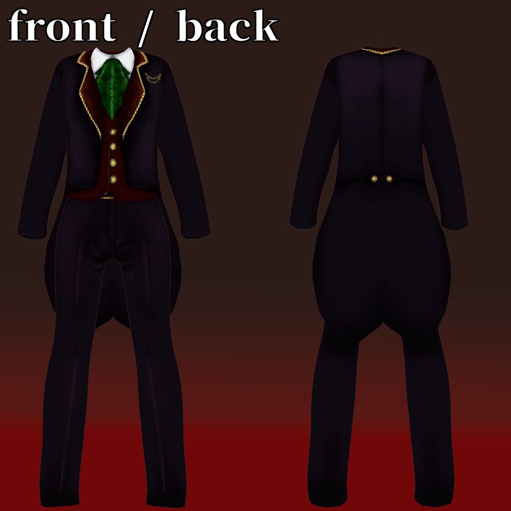 【Release Sele!1200JPY→900JPY】Night Gala-Noble Vampire-【VRoid】