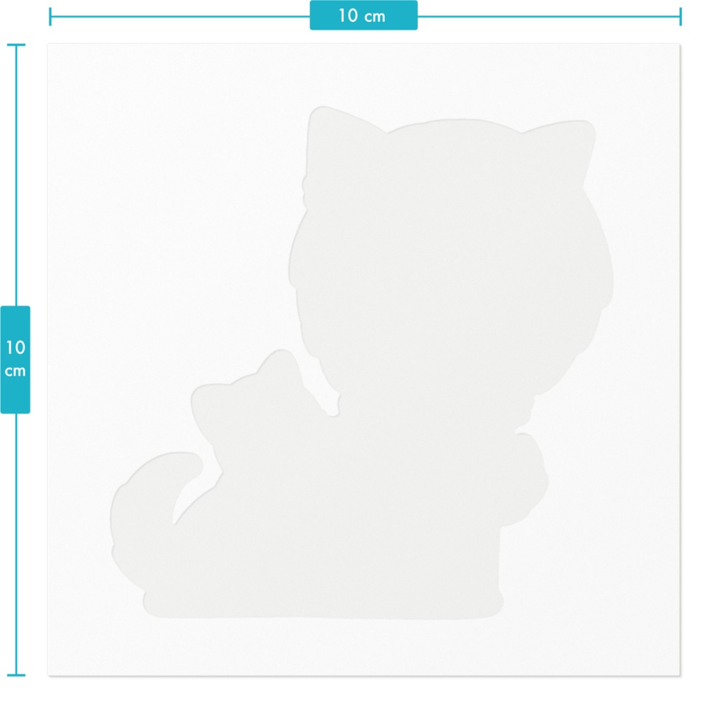 のぢ&ハク飲んだくれステッカー