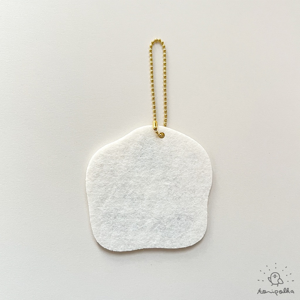 フェルトキーホルダー シマエナガ(単品)