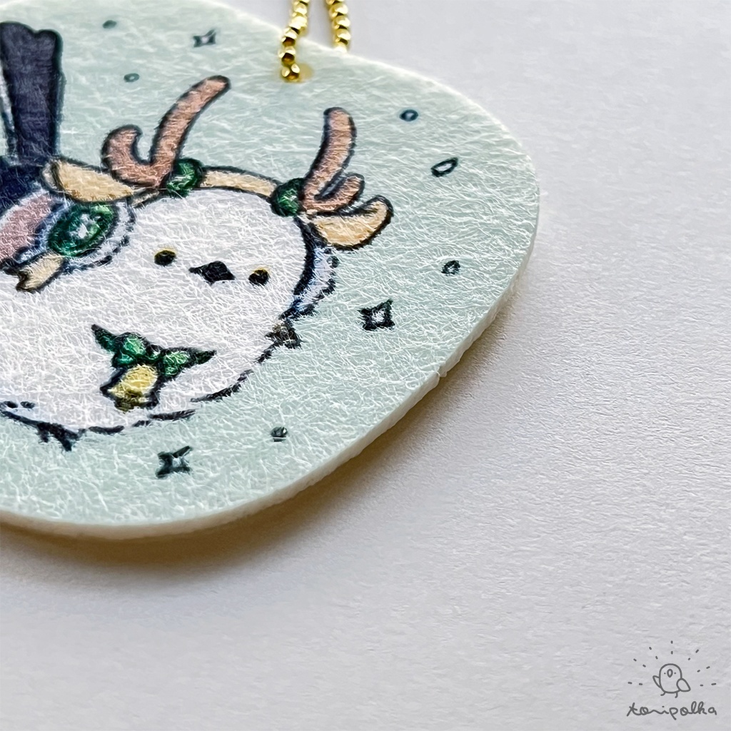 フェルトキーホルダー シマエナガ(単品)