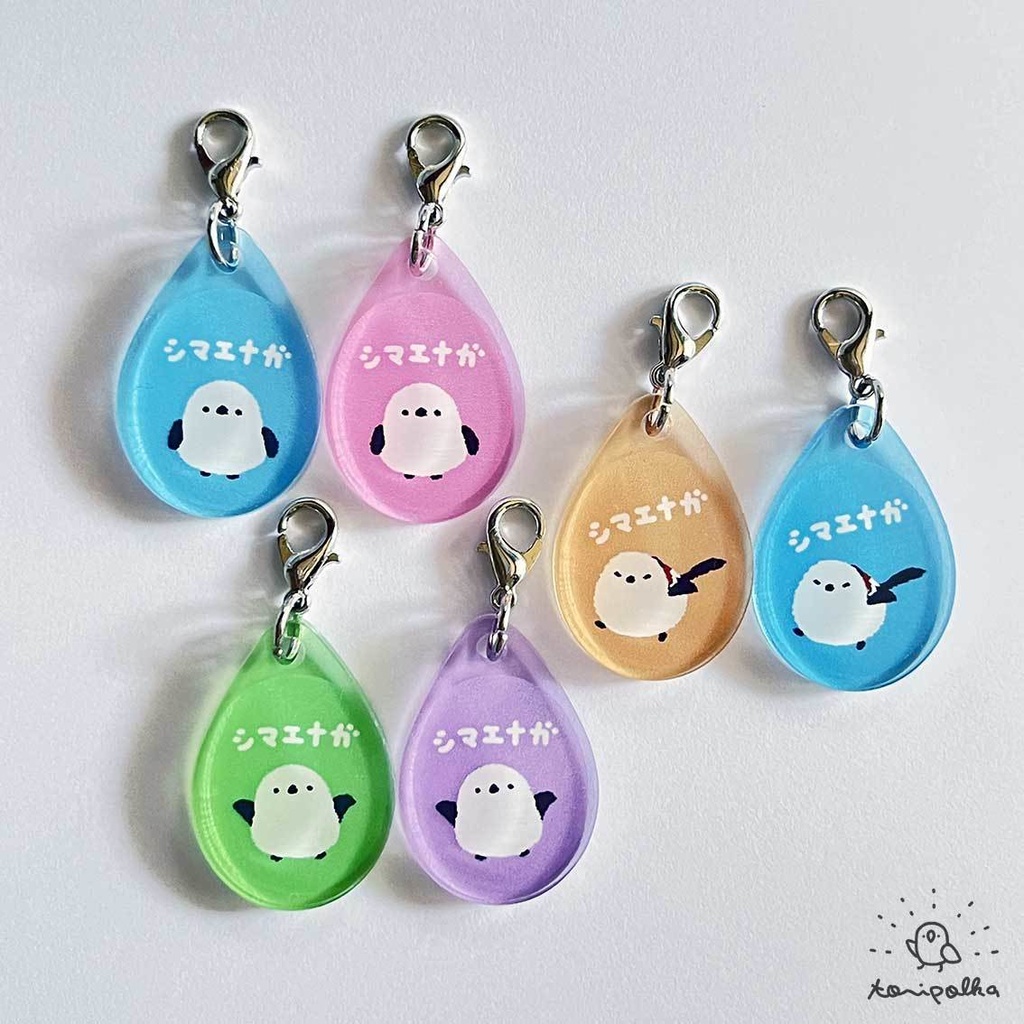 クリアチャーム　シマエナガ