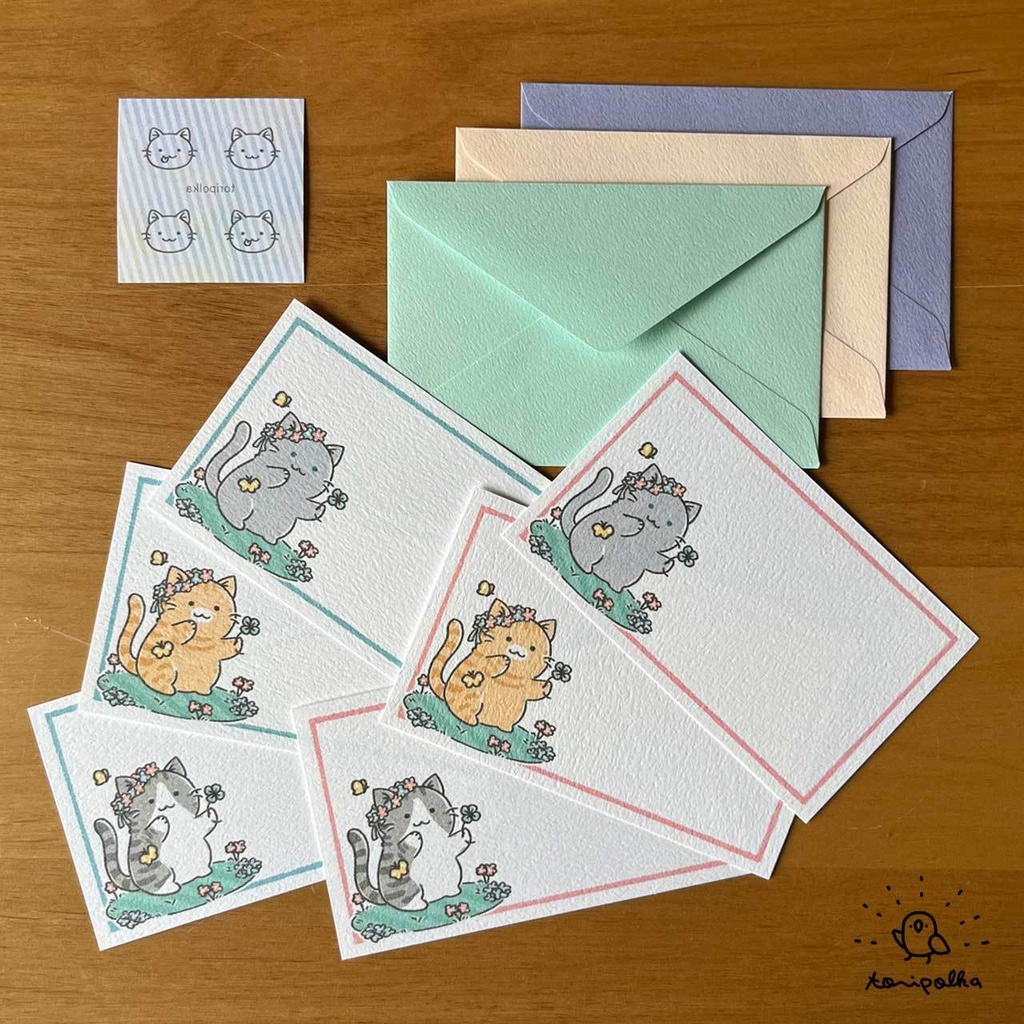 ミニカードセット にゃんこ ２種