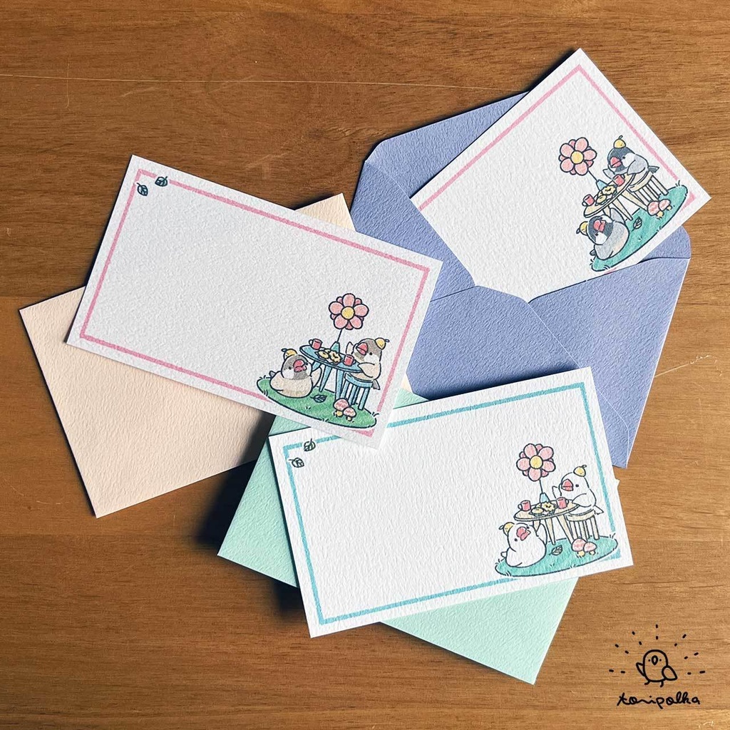 ミニカードセット いんこ ３種