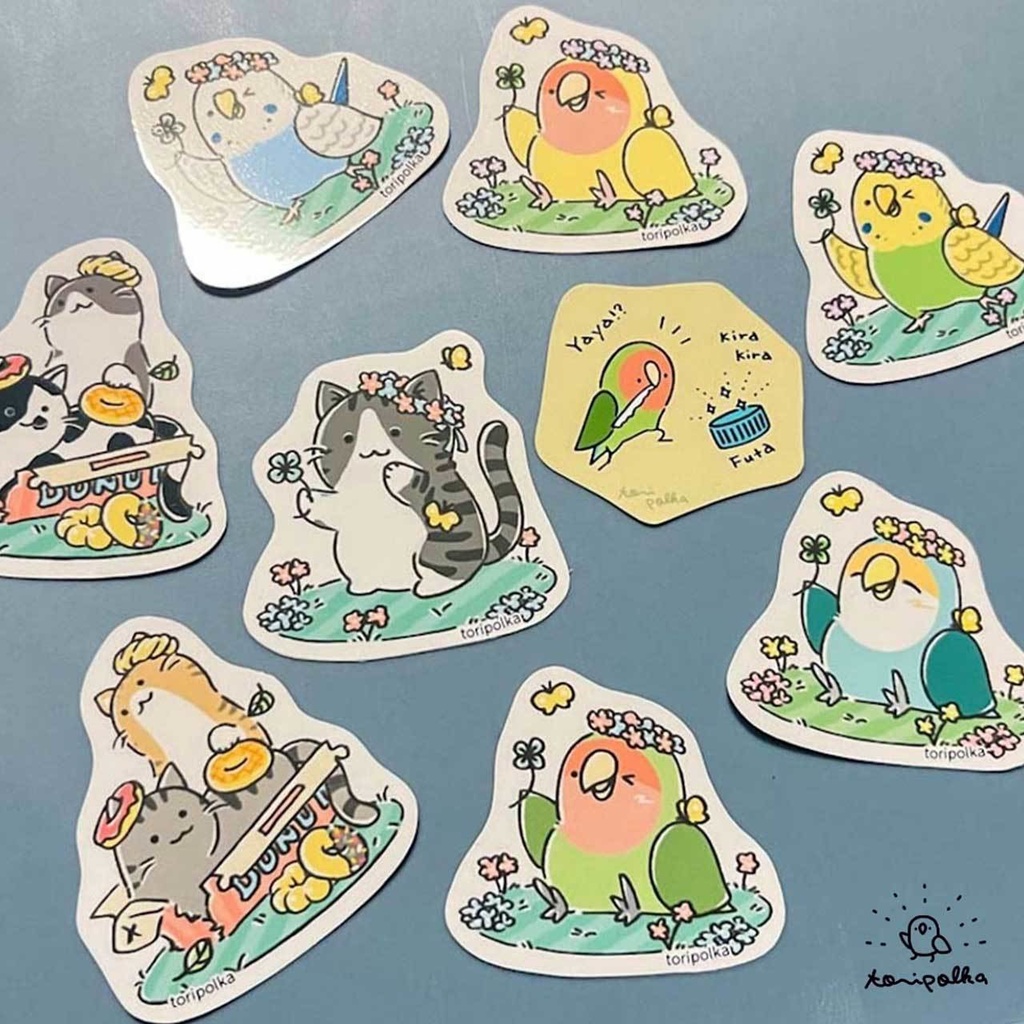 ステッカー にゃんこ