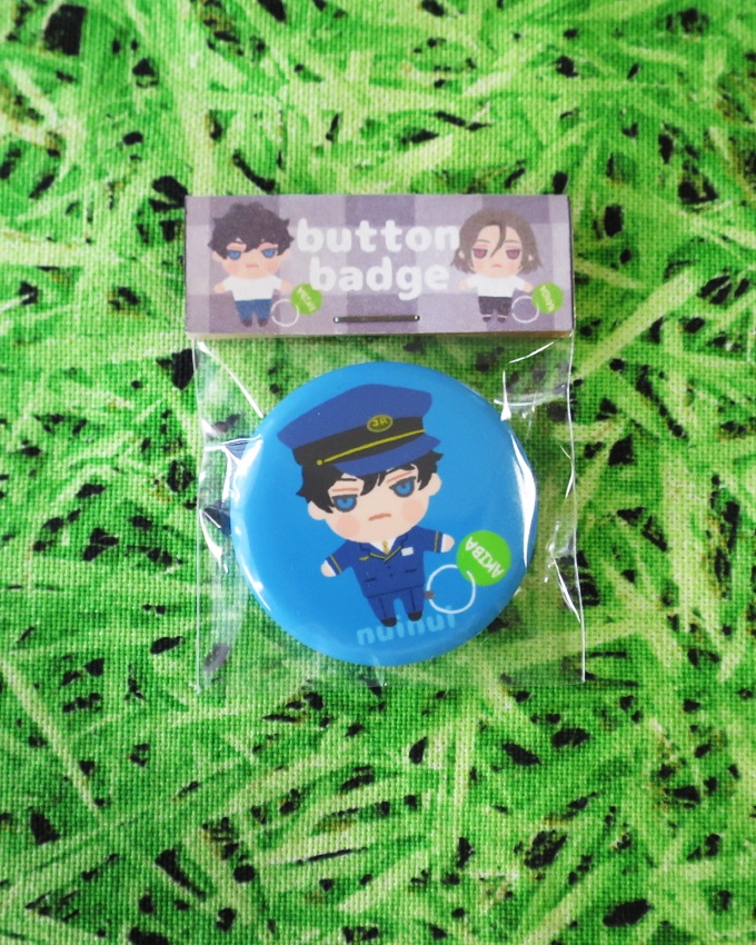 ひといきぬいぬい　缶バッジ（制服雷電）