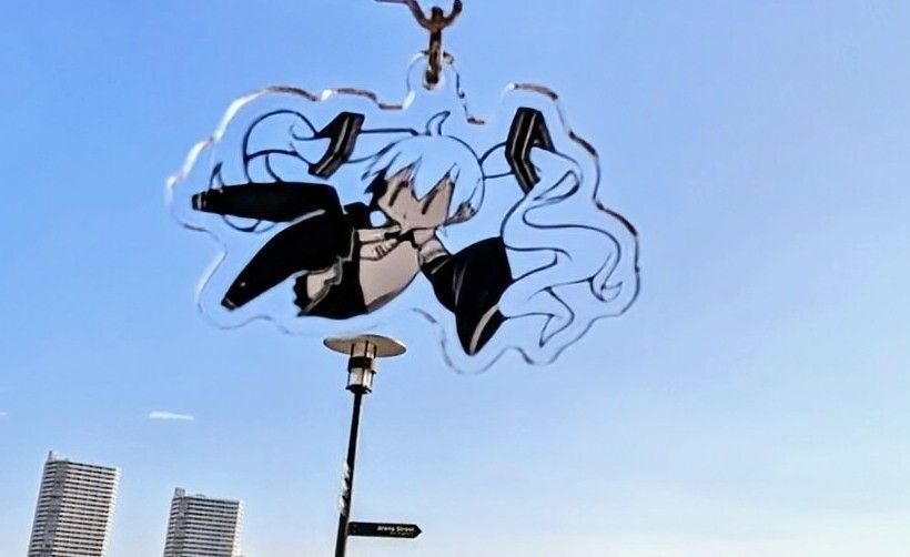 初音さんアクキー