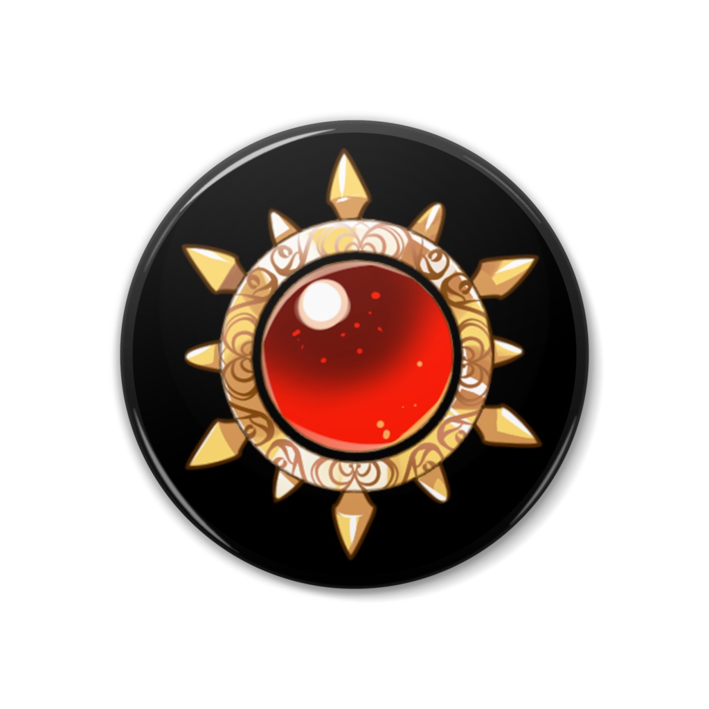 フィンクの紋章缶バッチ