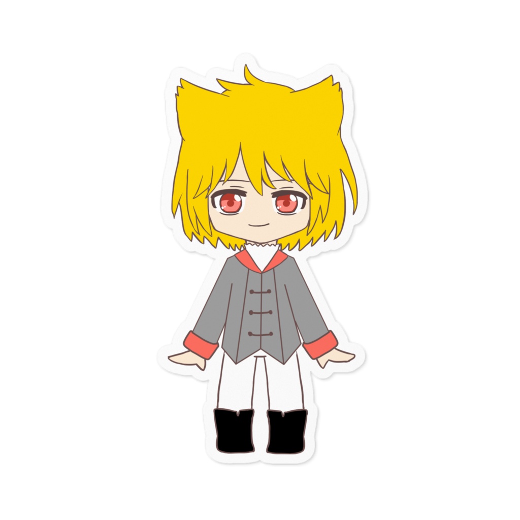 小さなフィンクステッカー