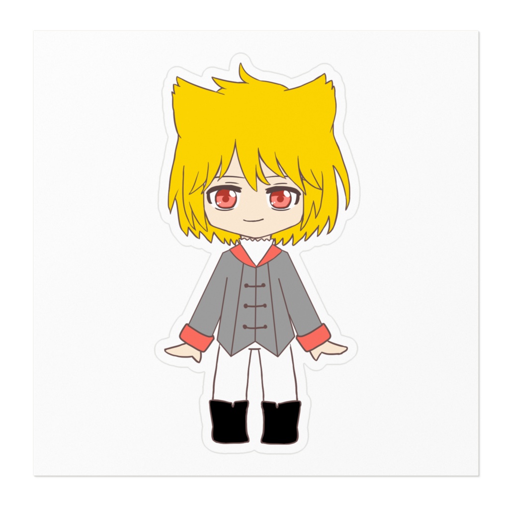 小さなフィンクステッカー