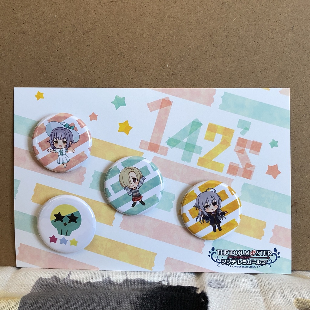142's缶バッジセット