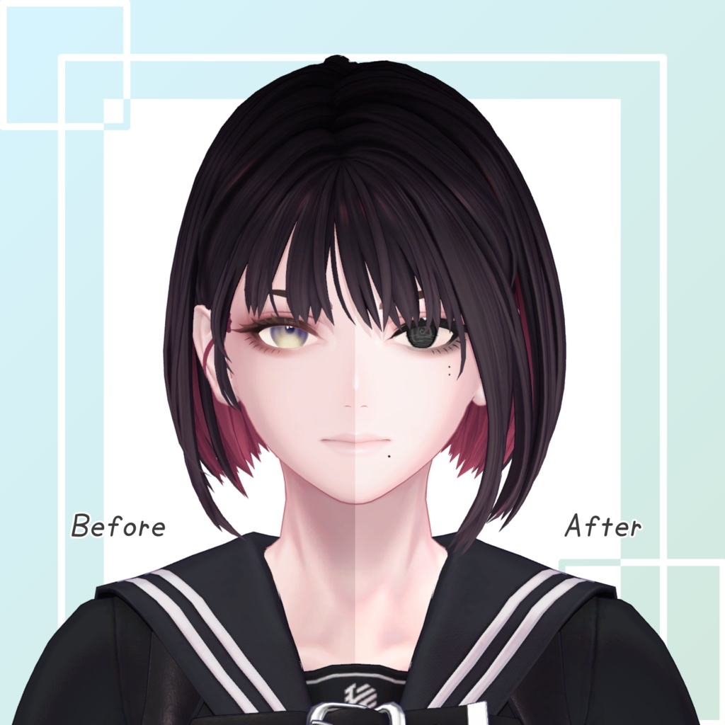 【Misumi(深澄)専用テクスチャ】病みぐる目 -Make&Eye Texture-