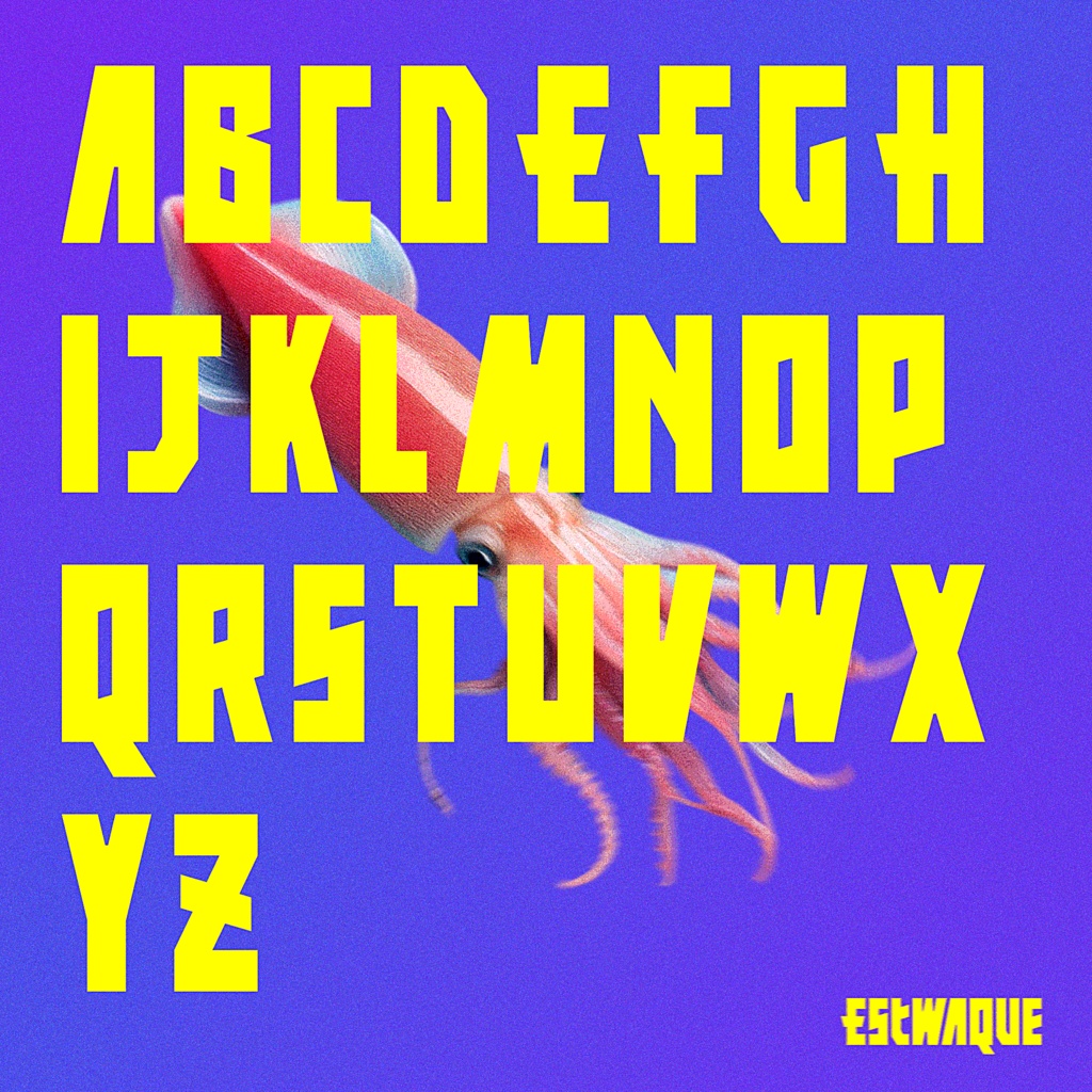 欧文フォント「Estowaque」 | Estowaque Font