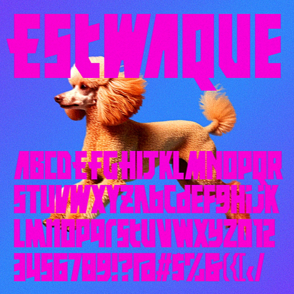 欧文フォント「Estowaque」 | Estowaque Font