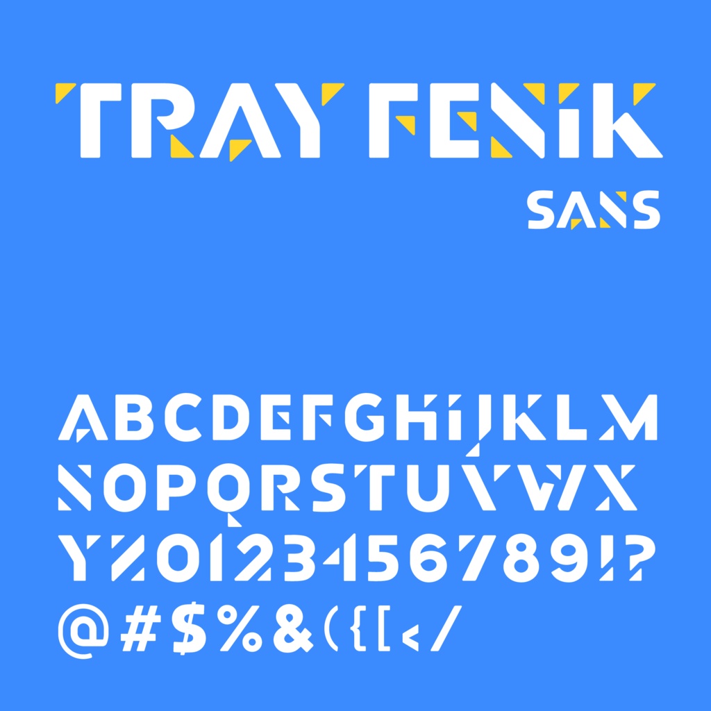 欧文フォント「Tray Fenik Sans」 | Tray Fenik Sans Font