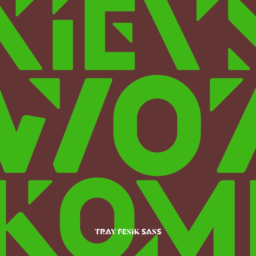 欧文フォント「Tray Fenik Sans」 | Tray Fenik Sans Font
