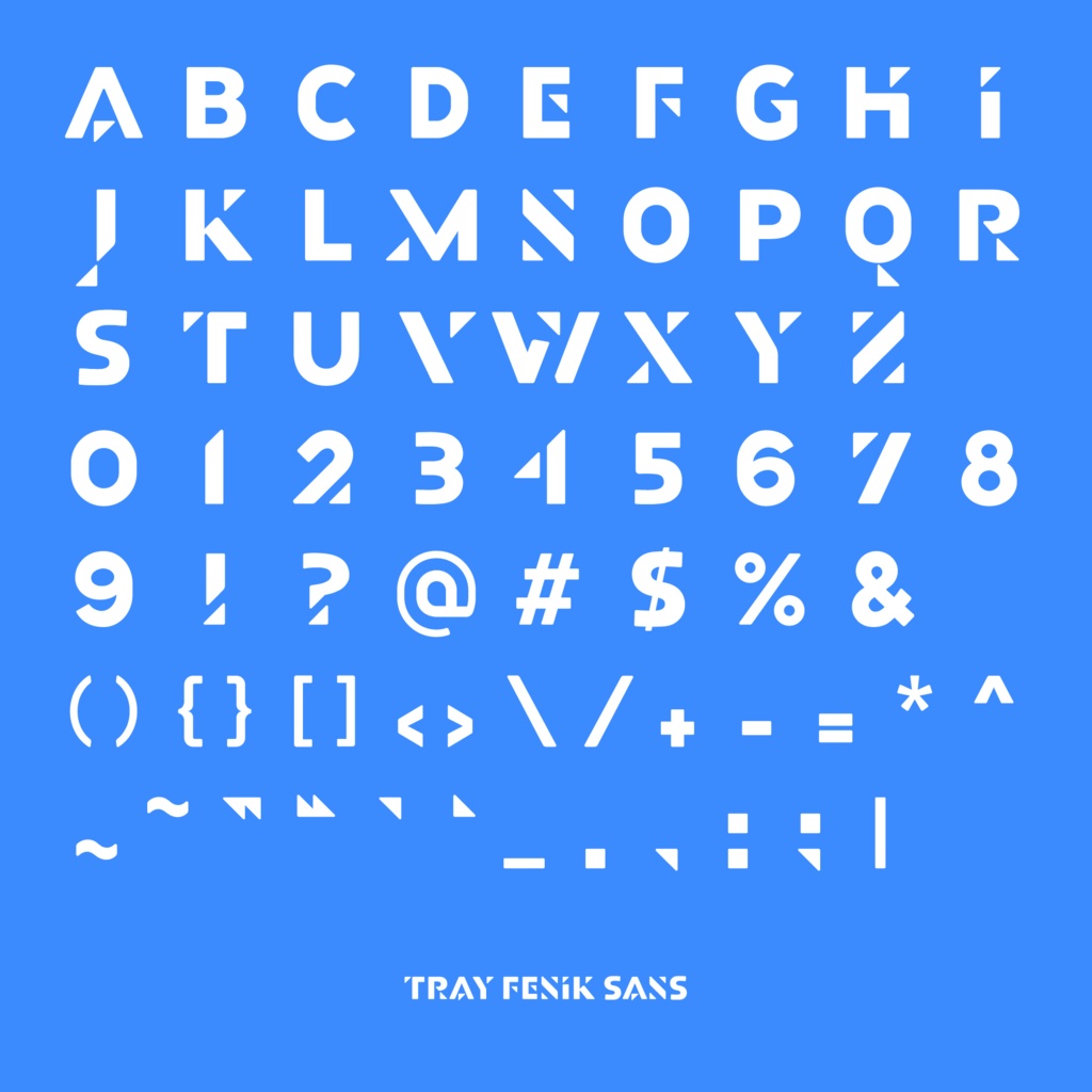 欧文フォント「Tray Fenik Sans」 | Tray Fenik Sans Font