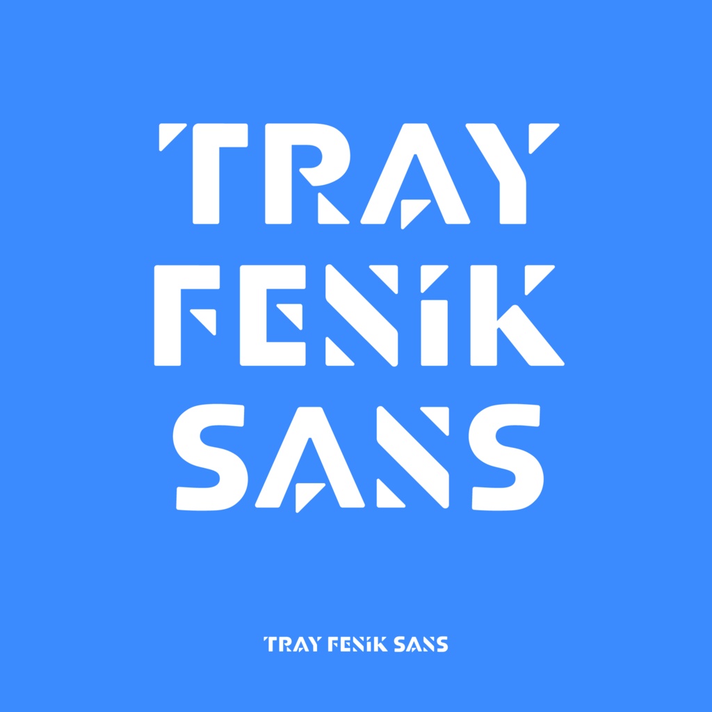 欧文フォント「Tray Fenik Sans」 | Tray Fenik Sans Font
