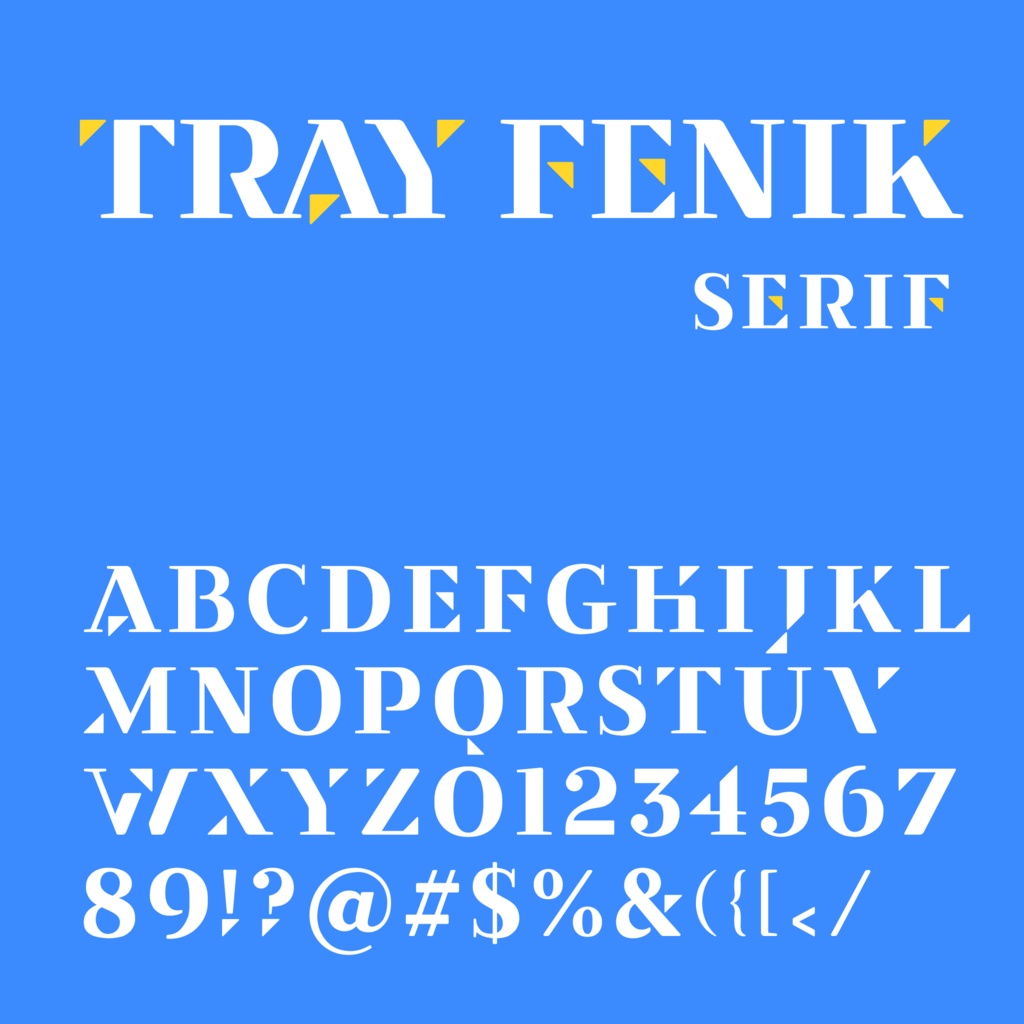 欧文フォント「Tray Fenik Serif」 | Tray Fenik Serif Font