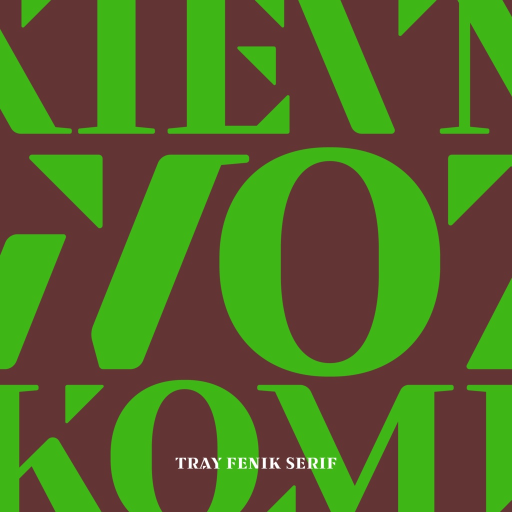 欧文フォント「Tray Fenik Serif」 | Tray Fenik Serif Font