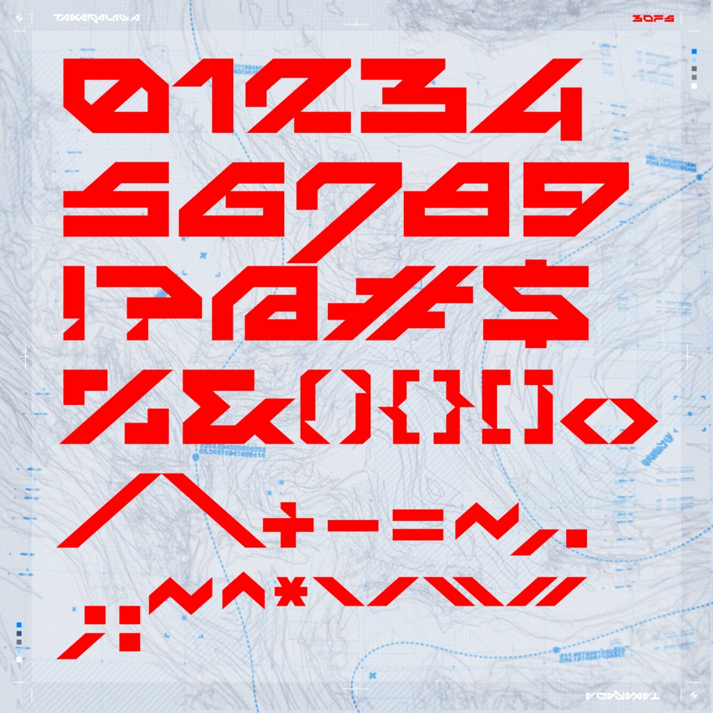 欧文フォント「Takaralalla」 | Takaralalla Font