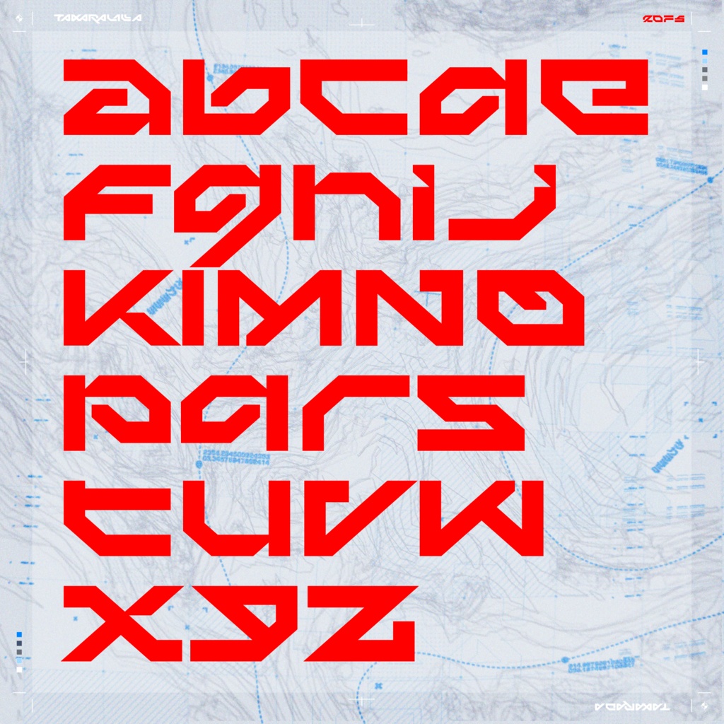 欧文フォント「Takaralalla」 | Takaralalla Font